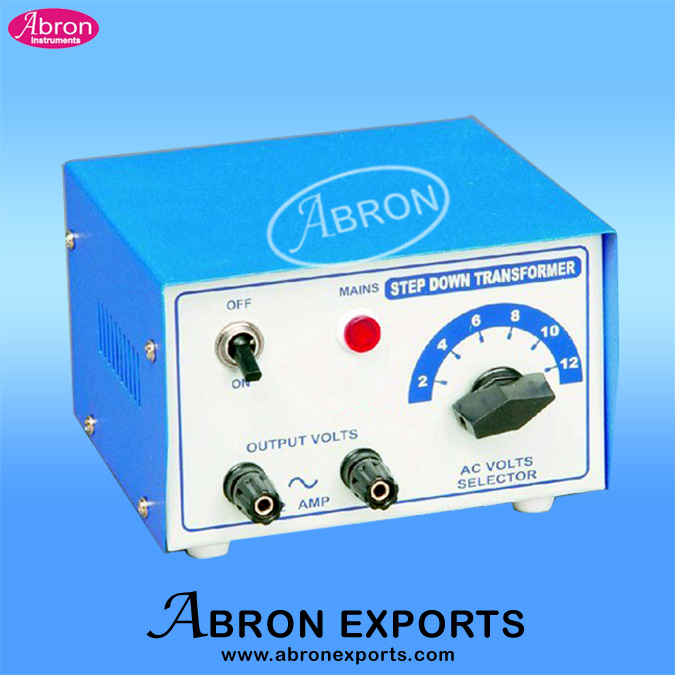 Step Down Transformer kit in box input 220v output selector 2-4-6-8-10-12v common ac output terminals abron AE-1429BX